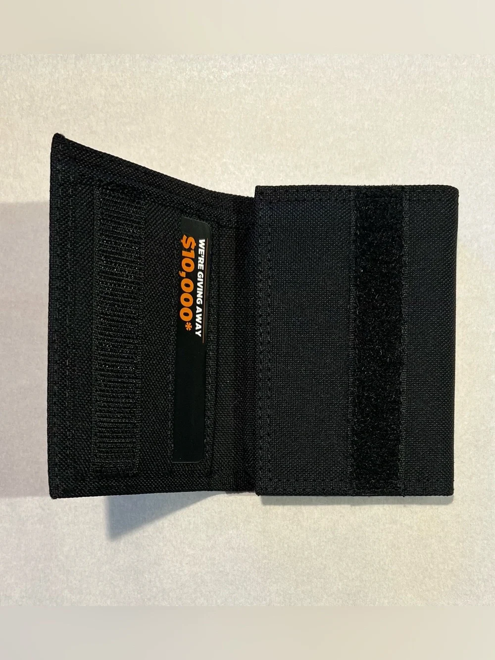Timberland PRO Men’s Black Nylon Trifold Wallet Velcro ID Workwear EDC